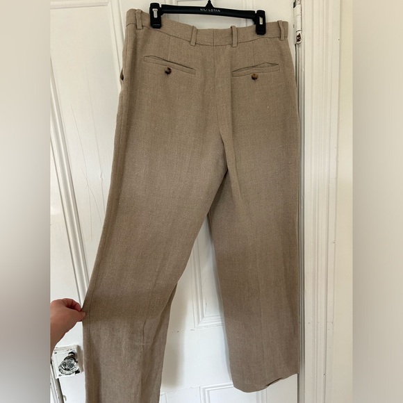 TOTEME Linen wide-leg pants - M/L (40) - Picture 7 of 14
